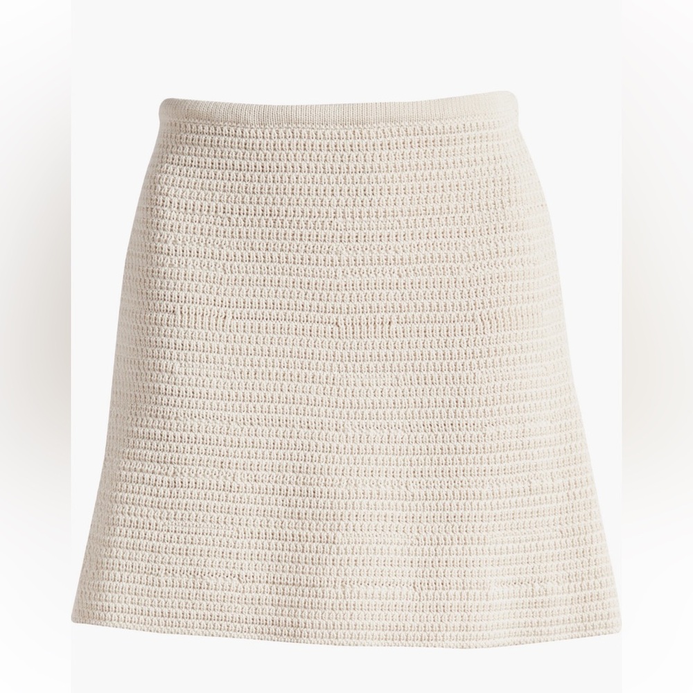 PacSun Cream Knit Skirt